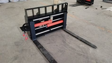 skid steer side shift plate|bobcat side shift pallet forks.